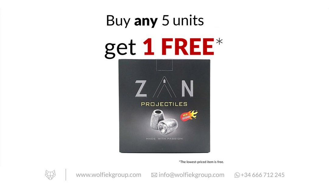 Zan Projectiles Airgun Slugs MK II - Cal .250 (6.35mm)