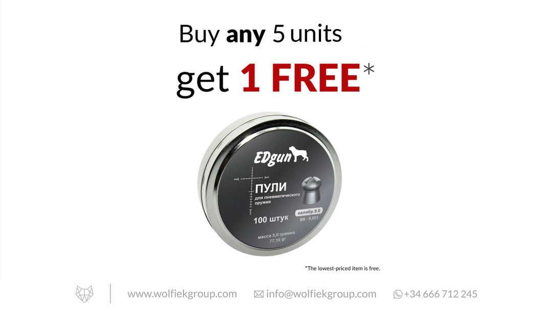 EDgun Hades Airgun Pellets - Cal .35 (9mm) | 5.0g (77.16gr)