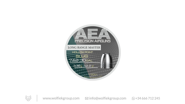 AEA Long Range Master Slugs · Hollow Point · Cal .30 (7.62mm)