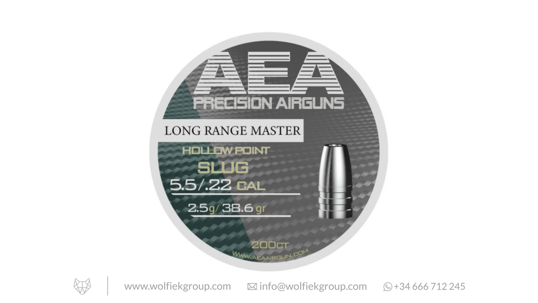 AEA Long Range Master Slugs · Hollow Point · Cal .22 (5.5mm)