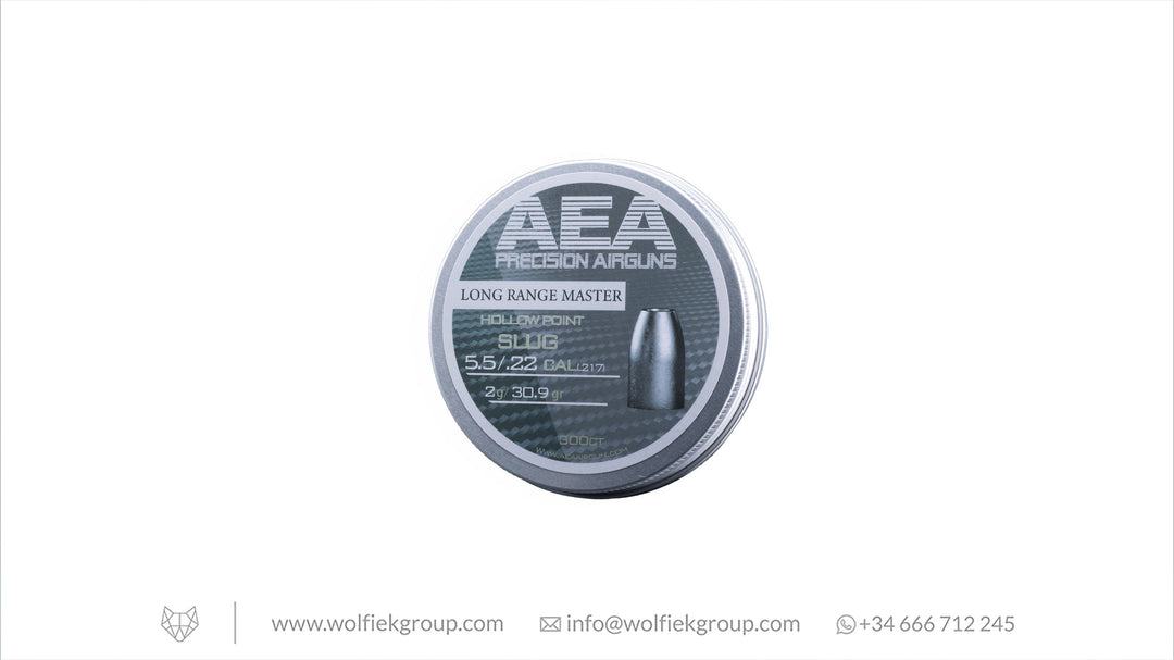 AEA Long Range Master Slugs · Hollow Point · Cal .22 (5.5mm)