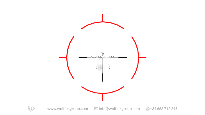 Vector Optics Continental Riflescope - x6 2-12x44 RAR MPVO