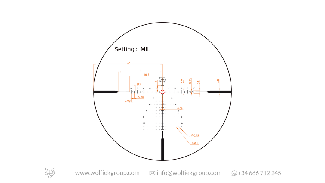 Vector Optics Continental Riflescope - x6 2-12x44 RAR MPVO