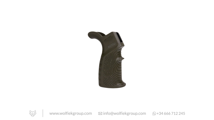 DLG Tactical AR-15 Beavertail Rubberized Fingerprint Grip