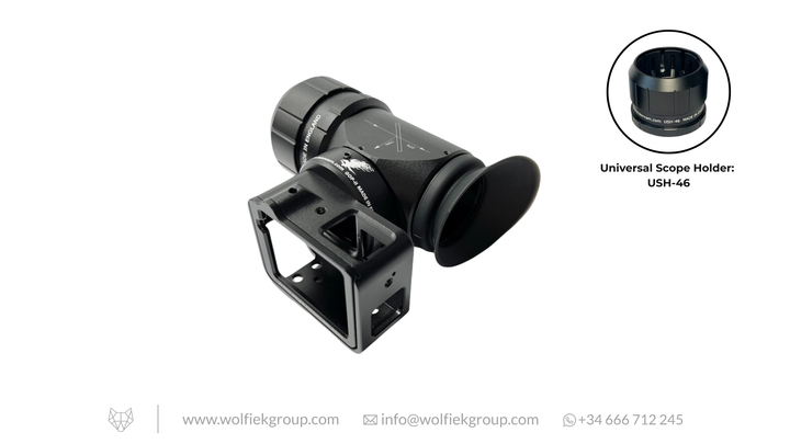 Eagle Vision 75% X 25% GOPRO 9,10,11,12,13 Black Universal Scope Holder Side-Cam