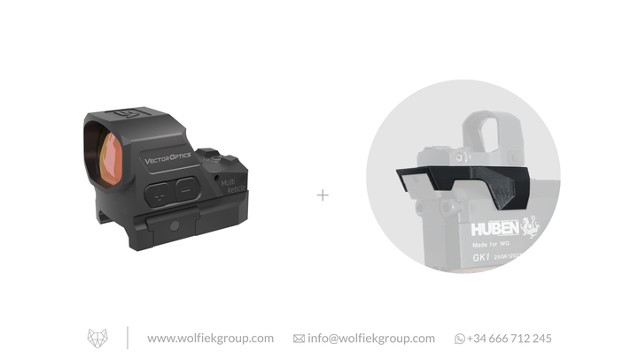 Vector Optics Frenzy Flex Titanium Red Dot Sight - 1x19x28 GenII