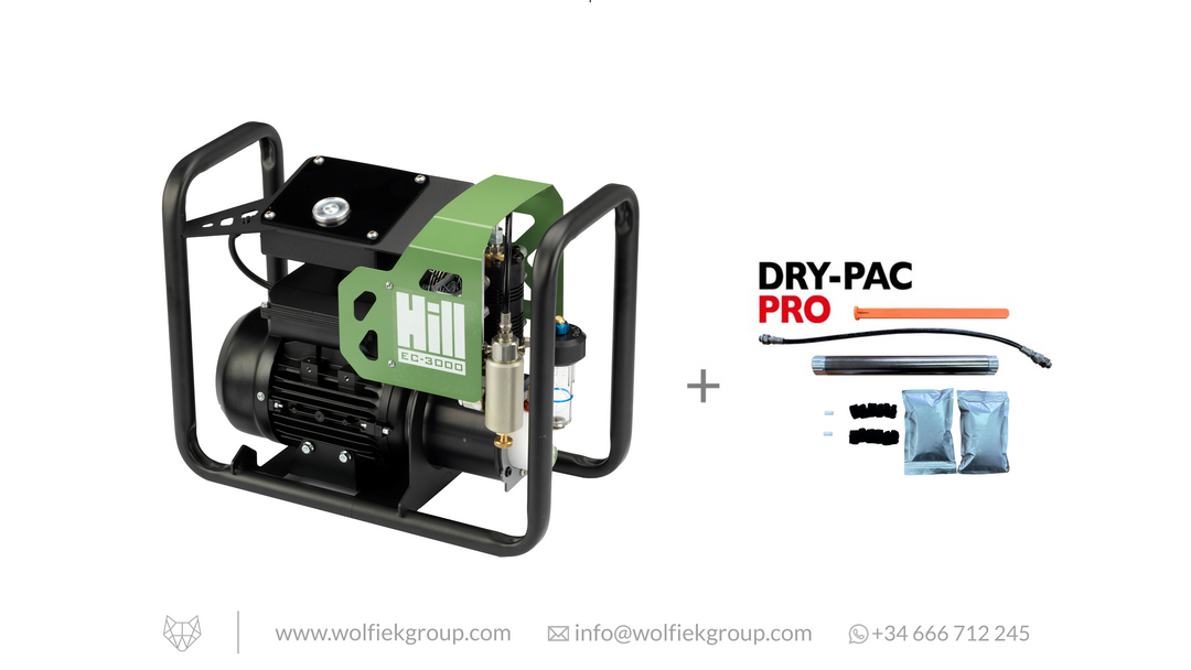 Hill EC-3000 · Compressor 300 bar 4500 Psi