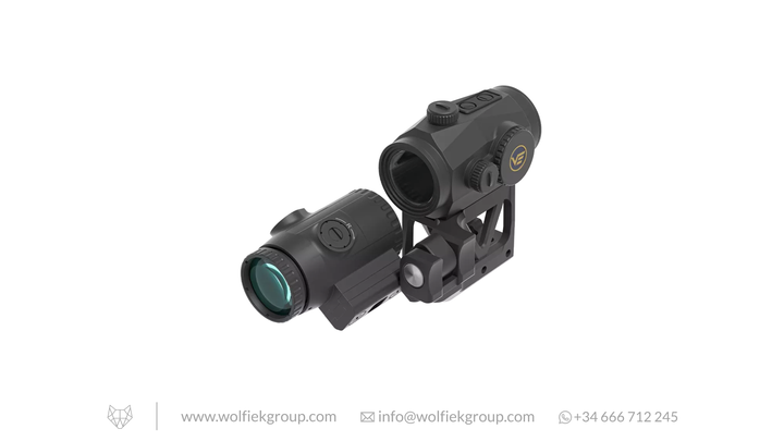 Vector Optics Scrapper MRT Red Dot Sight & Paragon 1x29 3x Magnifier Combo Kit – One-Piece Picatinny Mount
