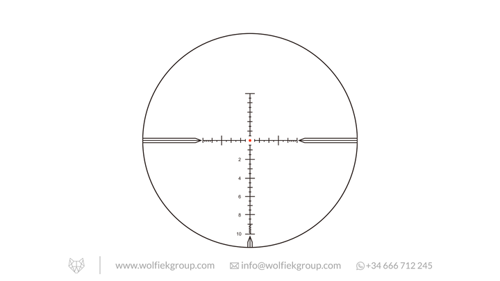 Vector Optics Tauron Riflescope -  3-18x50 GenII