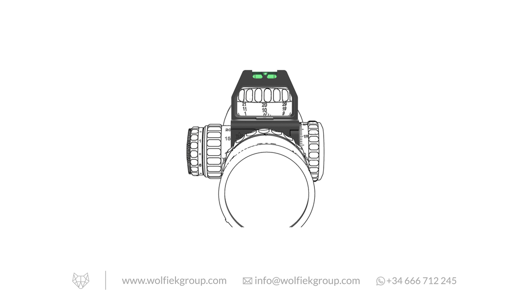 Vector Optics Turret Mark Reader With Bubble Level