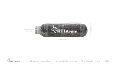 RTI Carbon Fiber Bottle 240cc (0,24 L)