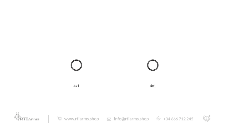 RTI two O-Rings 4x1