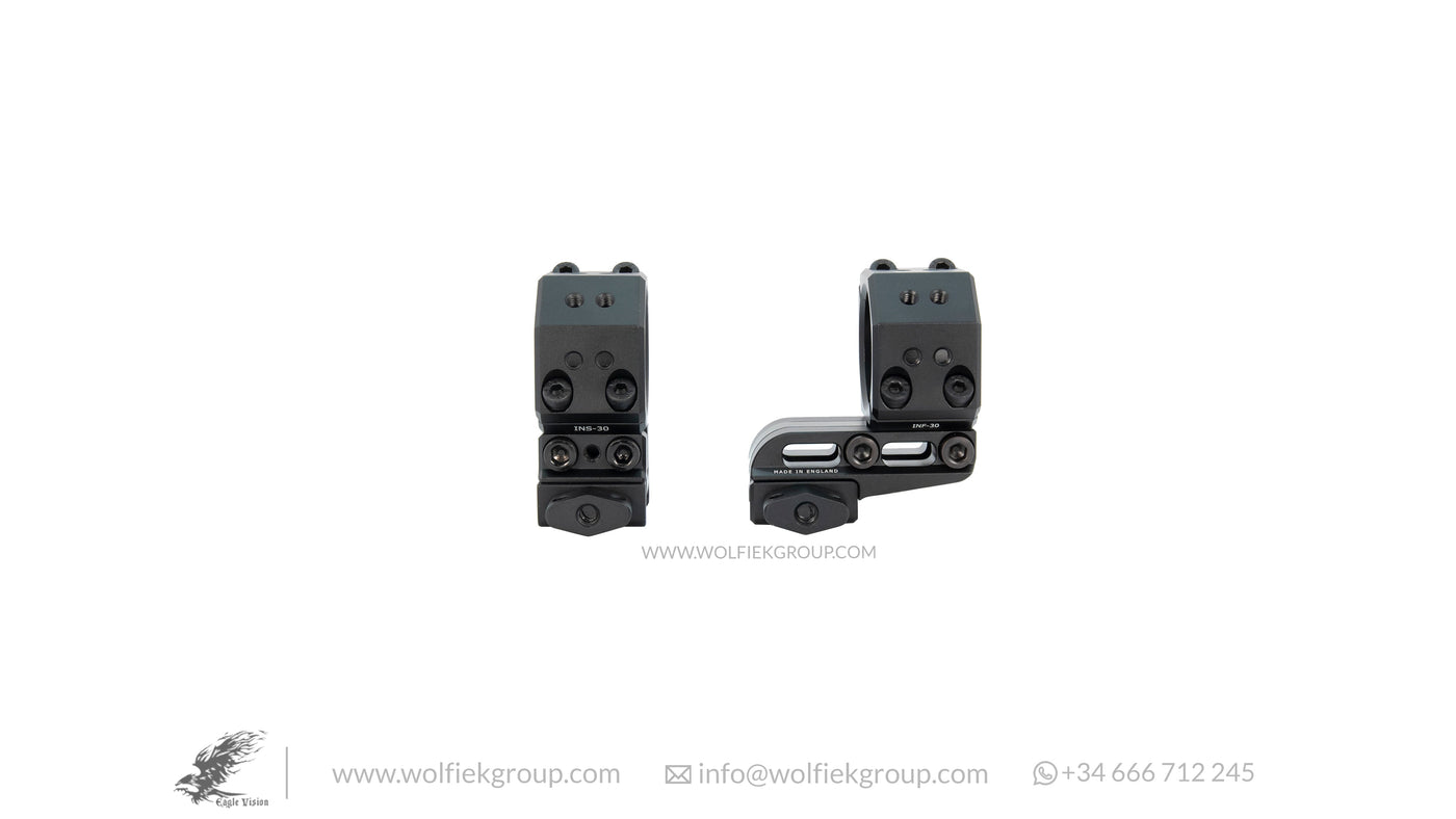 Eagle Vision · Picatinny Infinity Elevation ADJUSTABLE Scope Mounts 30mm (INS/Forward)