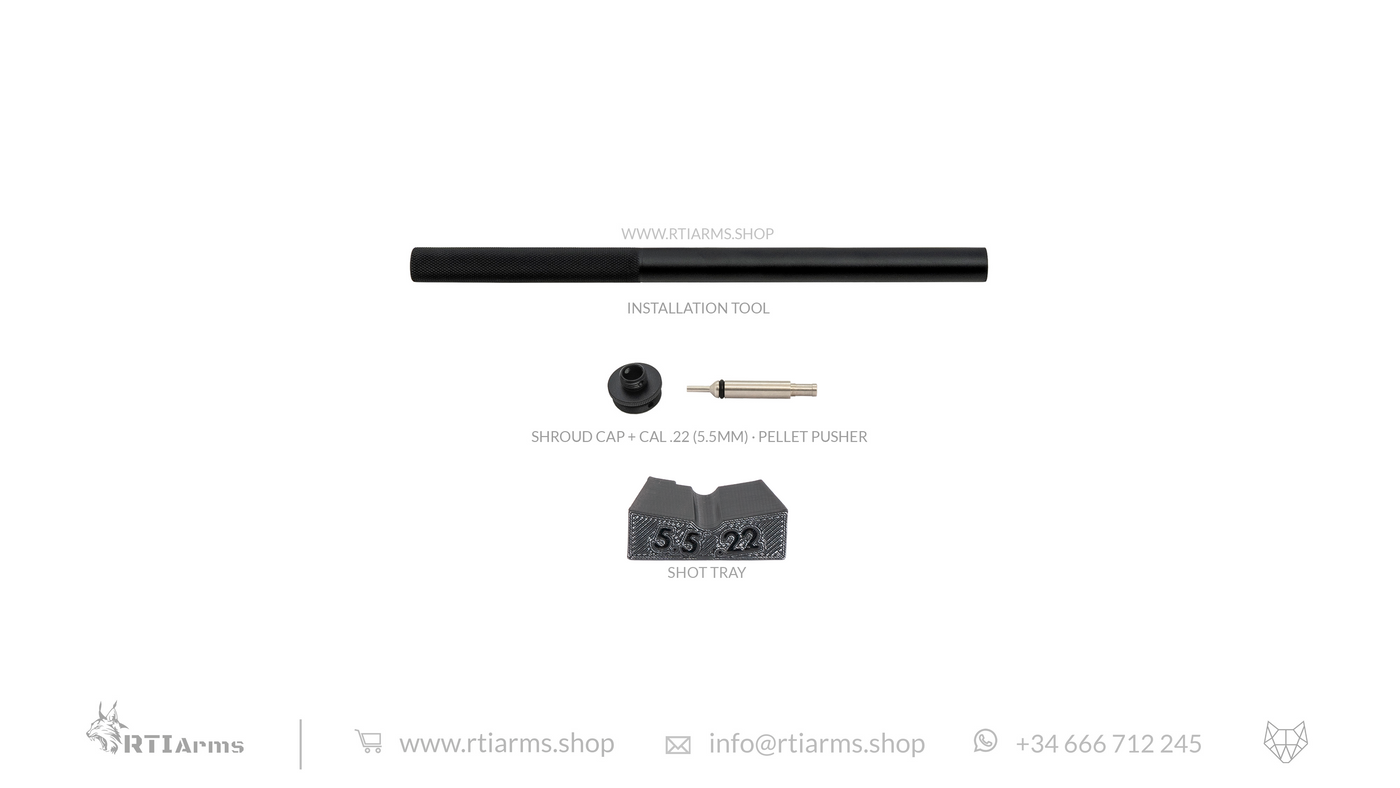 Kit for barrel exchange