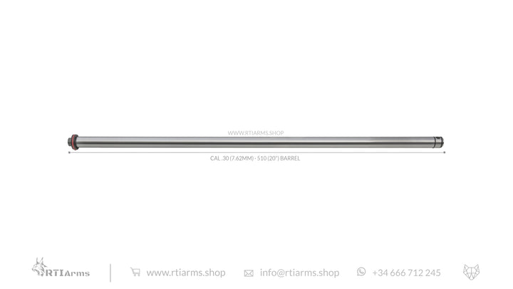 RTI · Lothar Walther Barrel  · 510mm (20") - Cal .30 (7.62mm)
