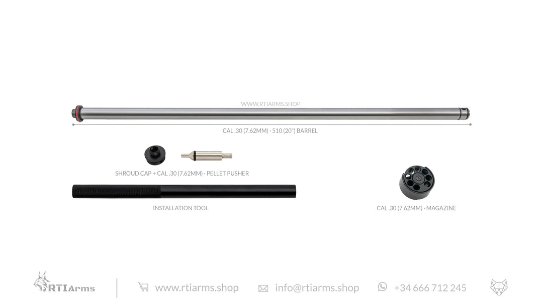 RTI · Lothar Walther Barrel  · 510mm (20") - Cal .30 (7.62mm)