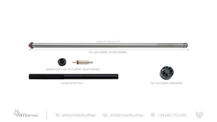 RTI · Lothar Walther Barrel  · 510mm (20") - Cal .30 (7.62mm)