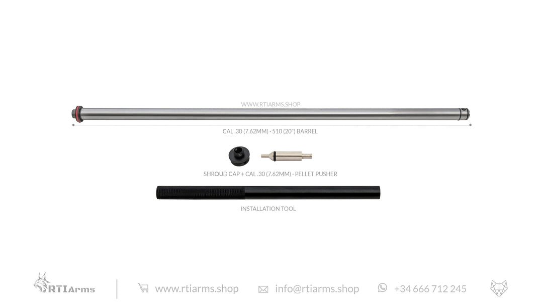 RTI · Lothar Walther Barrel  · 510mm (20") - Cal .30 (7.62mm)