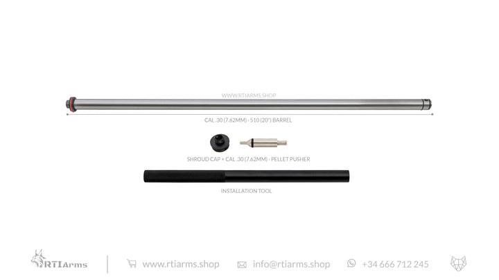 RTI · Lothar Walther Barrel  · 510mm (20") - Cal .30 (7.62mm)