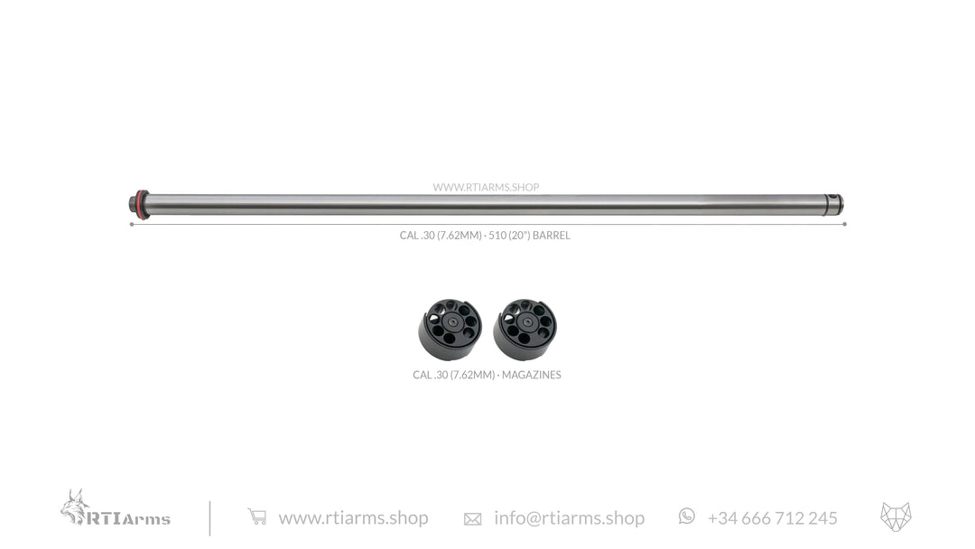 RTI · Lothar Walther Barrel  · 510mm (20") - Cal .30 (7.62mm)