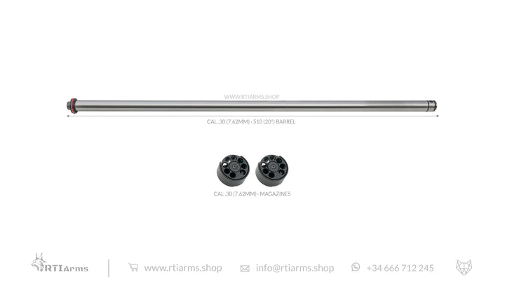 RTI · Lothar Walther Barrel  · 510mm (20") - Cal .30 (7.62mm)