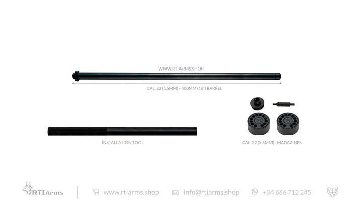 RTI CZ Barrel cal .22 + installation tool