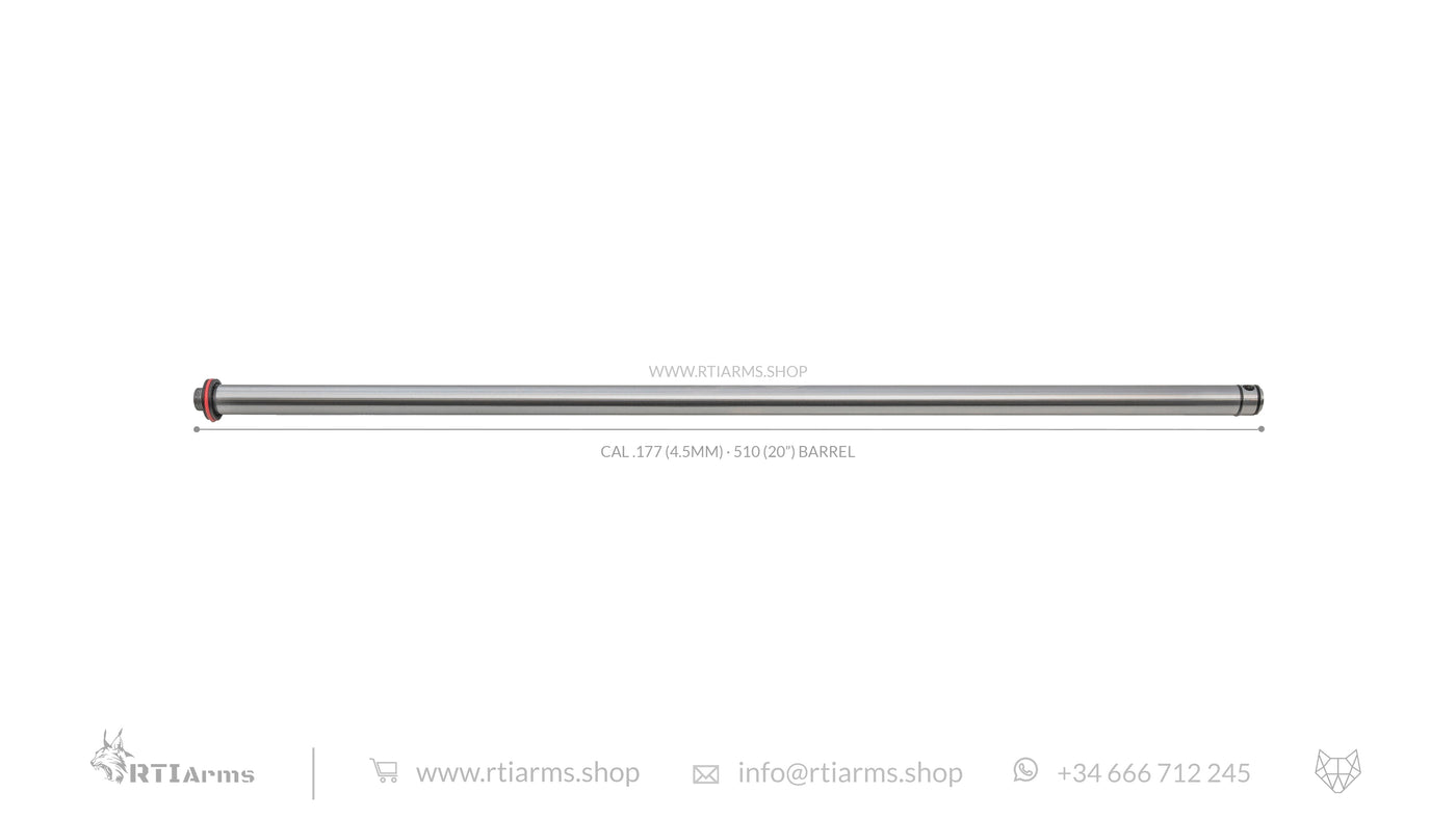RTI · Lothar Walther Barrel  · 510mm (20") - Cal .177 (4.5mm)