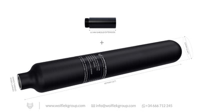 Carbon Fiber Bottle 740cc